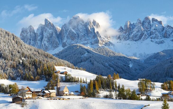 Villnösstal im Winter