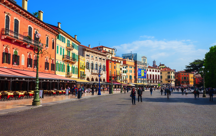 Piazza Bra in Verona