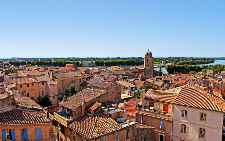 Blick über die Altstadt von Arles