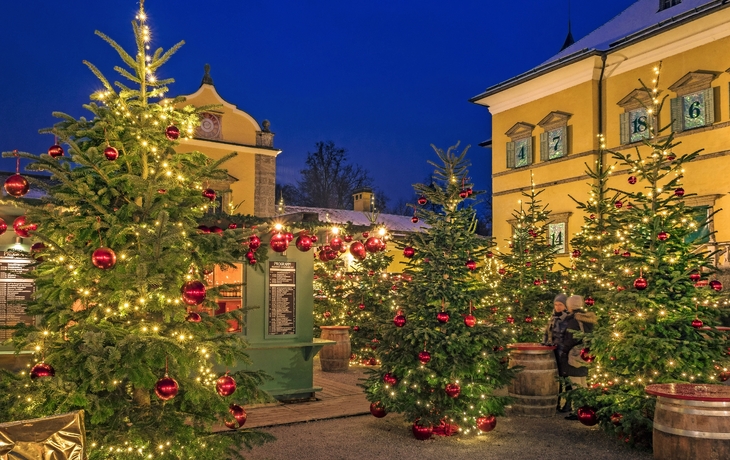 Hellbrunner Adventzauber in Salzburg, Österreich