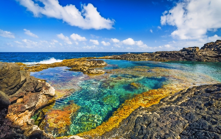 El Golfo Lago de los Clicos auf Lanzarote 